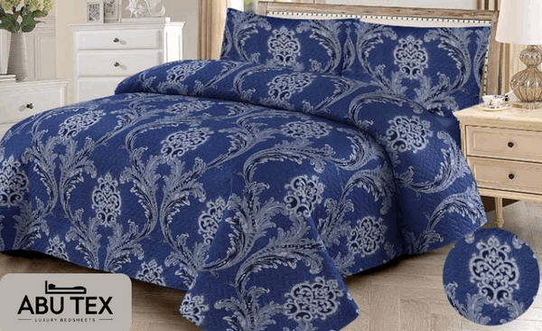 Vibrant Dreams: 3-Piece Cotton Bedspread